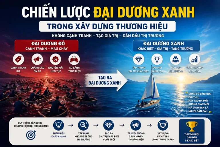 Chiến lược Đại dương xanh trong xây dựng thương hiệu