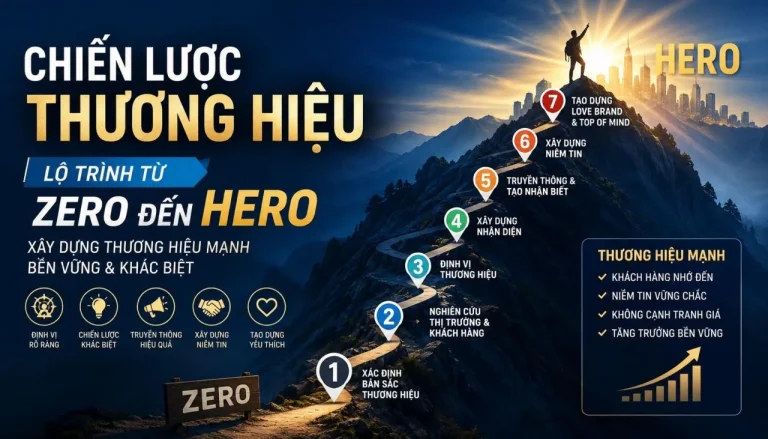 Tổng quan về Chiến lược Thương hiệu: Lộ trình từ Zero đến Hero