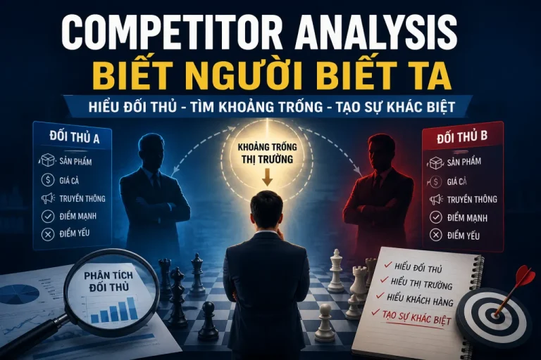 Phân tích đối thủ cạnh tranh (Competitor Analysis): Biết người biết ta