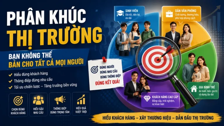 “Phân khúc thị trường (Segmentation): Bạn không thể bán cho tất cả mọi người”