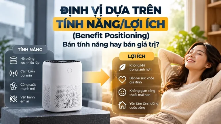 Định vị dựa trên Tính năng/Lợi ích (Benefit Positioning): Bán tính năng hay bán giá trị?